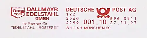 Freistempel E96 0911 München - Dallmayr Edelstahl (#130)