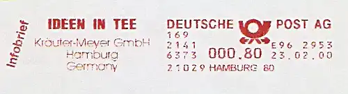 Freistempel E96 2953 Hamburg - Kräuter-Meyer GmbH - IDEEN IN TEE (#147)