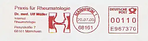 Freistempel E967370 Mannheim - Rheumatologe Dr.Müller (#163)