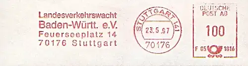 Freistempel F05 1816 Stuttgart - Landesverkehrswacht (#18)