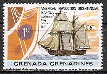 Grenada-Grenadinen 179 ** Washingtons Schoner „Lee“ (2015474)
