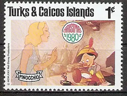 Turks und Caicos Inseln 505 ** Pinocchio (2017555)