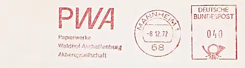 Freistempel Mannheim - PWA Papierwerke (#132)