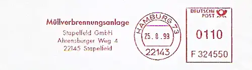 Freistempel F324550 Hamburg - Müllverbrennungsanlage (#324)