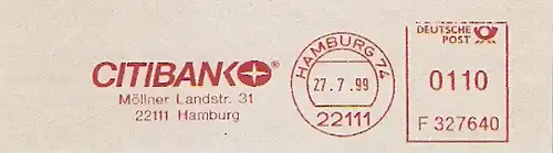 Freistempel F327640 Hamburg - Citibank (#314)