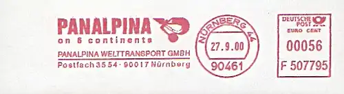 Freistempel F507795 Nürnberg - Panalpina Welttransport (#19)