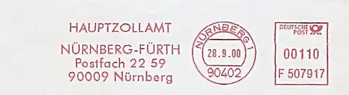 Freistempel F507917 Nürnberg - Hauptzollamt (#214)