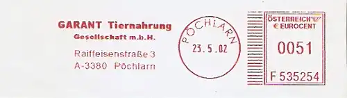 Freistempel Österreich F535254 Pöchlarn - GARANT Tiernahrung (#373)