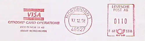 Freistempel F68 5316 Nordhorn - VISA (#349)