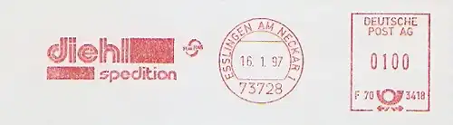 Freistempel F70 3418 Esslingen - Diehl Spedition (#307)
