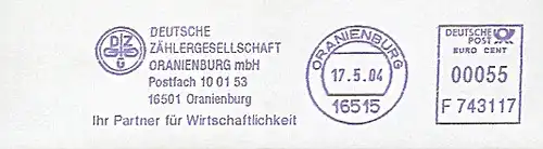 Freistempel F743117 Oranienburg - Zählergesellschaft (#13)