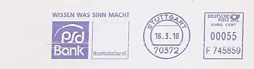 Freistempel F745859 Stuttgart - PSD Bank (#352)