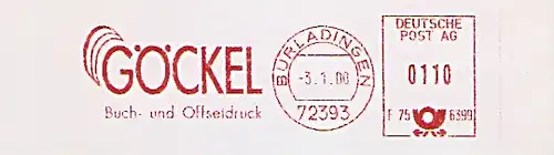 Freistempel F75 6399 Burladingen - Göckel Druck (#240)
