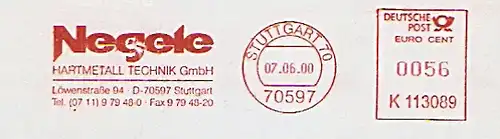 Freistempel K113089 Stuttgart - Negele Hartmetall (#117)