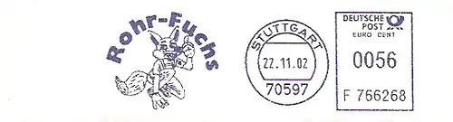 Freistempel F766268 Stuttgart - Rohr-Fuchs (Abb. Fuchs) (#75)