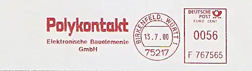 Freistempel F767565 Birkenfeld - Polykontakt GmbH / Elektronische Bauelemente (#171)