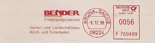 Freistempel F769499 Grüna - Bender Entsorgungsdienste (#357)