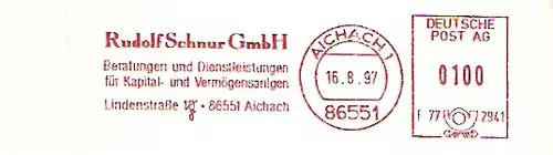 Freistempel F77 2941 Aichach - Schnur GmbH (#310)