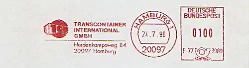 Freistempel F77 3989 - Hamburg - Transcontainer International (#177)