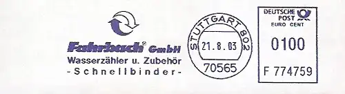 Freistempel F774759 Stuttgart - Fahrbach Wasserzähler (#60)