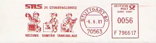 Freistempel F796617 Stuttgart - SRS Heizung, Sanitär, Tankanlage (Abb. Monteure / Arbeiter) (#48)