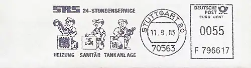 Freistempel F796617 Stuttgart - SRS Heizung, Sanitär, Tankanlage (Abb. Monteure / Arbeiter) (#49)