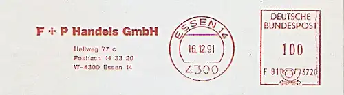 Freistempel F91 3720 Essen - F+P Handels GmbH (#371)
