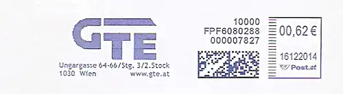 Freistempel Österreich FPF6080288 Wien - GTE (#302)