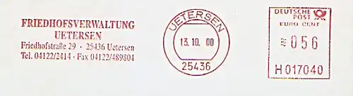 Freistempel H017040 Uetersen - Friedhofsverwaltung (#226)