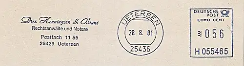 Freistempel H055465 Uetersen - Dres. Henningsen und Bruns - Rechtsanwälte und Notare (#225)