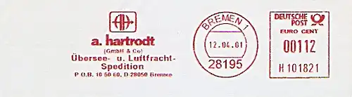 Freistempel H101821 Bremen - Spedition Hartrodt (#207)