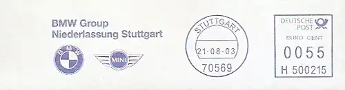 Freistempel H500215 Stuttgart - BMW Group (Abb. BMW & MINI Logos) (#54)