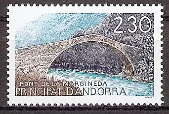 Andorra (franz.) 406 ** Tourismus 1990 / Brücke von La Margineda (20199)