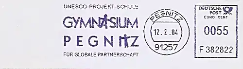 Freistempel F382822 Pegnitz - Gymnasium Pegnitz - UNESCO Projekt Schule für globale Partnerschaft (#405)