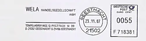 Freistempel F718381 Geesthacht - WELA (#410)