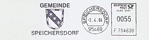 Freistempel F784639 Speichersdorf - Gemeinde Speichersdorf (Abb. Wappen) (#457)