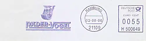 Freistempel H500649 Hamburg - RÄDER-VOGEL (Abb. Radquerschnitt) (#470)