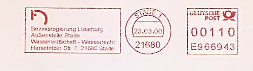 Freistempel E966943 Stade - Bezirksregierung Lüneburg - Außenstelle Stade - Wasserwirtschaft - Wasserrecht (#474)