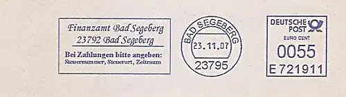 Freistempel E721911 Bad Segeberg - Finanzamt Bad Segeberg (#489)