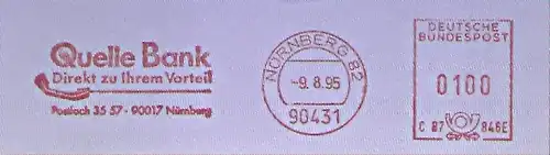 Freistempel C87 846E Nürnberg - Quelle Bank - Direkt zu Ihrem Vorteil (#496)