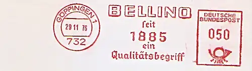 Freistempel Göppingen - BELLINO seit 1885 ein Qualitätsbegriff (#519)