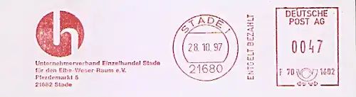 Freistempel F70 1602 Stade - Unternehmerverband Einzelhandel Stade für den Elbe-Weser-Raum e.V. (#520)