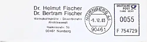 Freistempel F754729 Nürnberg - Dr. Helmut Fischer & Dr. Bertram Fischer / Wirtschaftsprüfer - Steuerberater - Rechtsanwalt (#523)