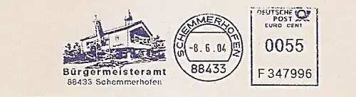 Freistempel F347996 Schemmerhofen - Bürgermeisteramt (Abb. Gebäude) (#525)