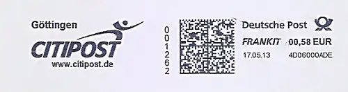 Freistempel 4D06000ADE Göttingen - CITIPOST Göttingen www.citipost.de (#537)


