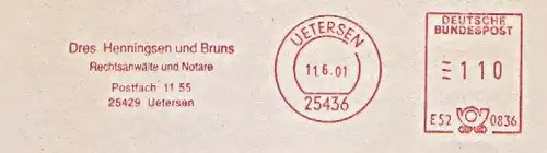 Freistempel E52 0836 Uetersen - Dres. Henningsen und Bruns - Rechtsanwälte und Notare (#538)


