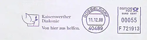 Freistempel F721913 Düsseldorf - Kaiserswerther Diakonie - Von hier aus helfen. (#556)