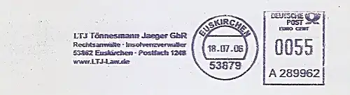 Freistempel A289962 Euskirchen - LTJ Tönnesmann Jaeger GbR (#572)