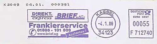 Freistempel F712740 Kassel - Frankierservice BRIEF AG (#579)