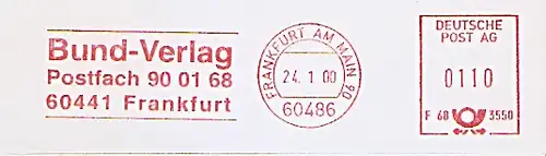 Freistempel F68 3550 Frankfurt am Main - Bund-Verlag (#585)